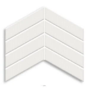 Glazed Ceramic Herringbone Mosaic Tile