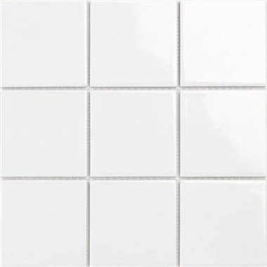 Placa para salpicaduras de azulejos de mosaico cuadrados
